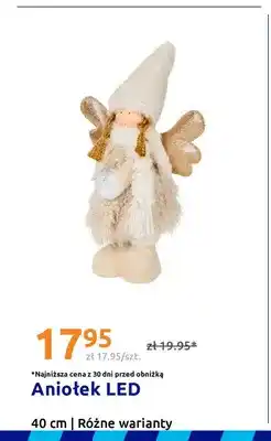 Action Aniołek LED 40 cm oferta