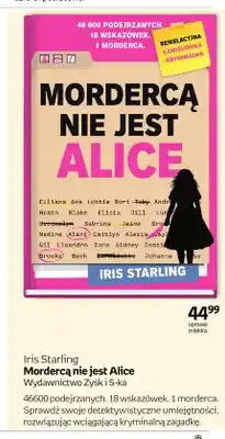 Empik Książka Iris Starling Mordercą nie jest Alice oferta
