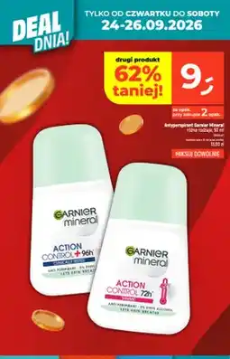 Dealz Antyperspirant Garnier Mineral Action Control 72h Thermic oferta