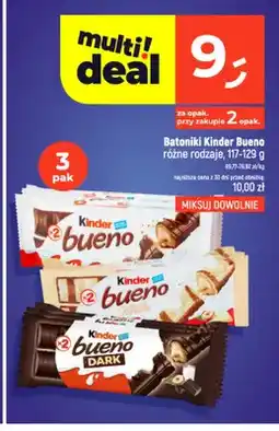 Dealz Batoniki Kinder Bueno 3-pak oferta