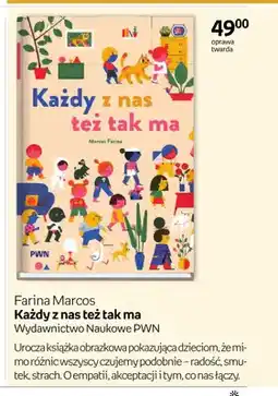 Empik Książka Farina Marcos Każdy z nas też tak ma Wydawnictwo Naukowe PWN oferta