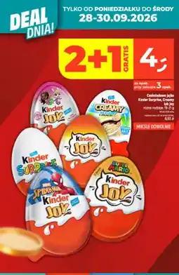 Dealz Czekoladowe jajko Kinder Surprise oferta