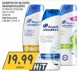 Słoneczko Szampon do włosów Head & Shoulders Wybrane rodzaje oferta