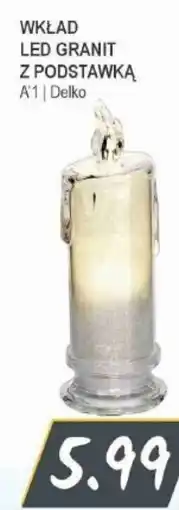 Słoneczko Wkład led granit z podstawką oferta