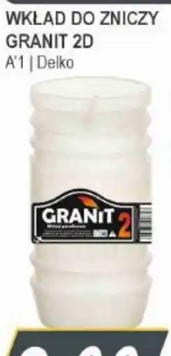 Słoneczko Wkład do zniczy Granit 2D oferta