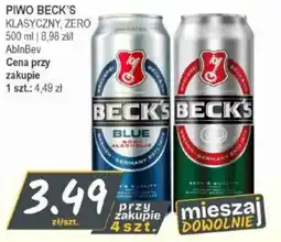 Słoneczko Piwo Beck's Klasyczny, Zero oferta