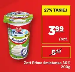 API MARKET Zott Primo śmietanka 30% oferta
