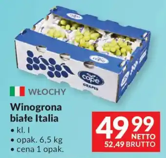 Winogrona białe Italia