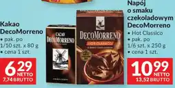 Makro Napój o smaku czekoladowym DecoMorreno oferta