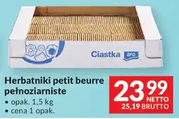 Makro Herbatniki petit beurre pełnoziarniste Ciastka aro oferta