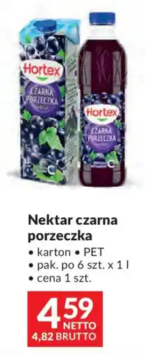 Makro Nektar czarna porzeczka Hortex oferta