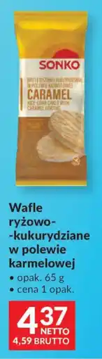 Makro Wafle ryżowo-kukurydziane w polewie karmelowej oferta