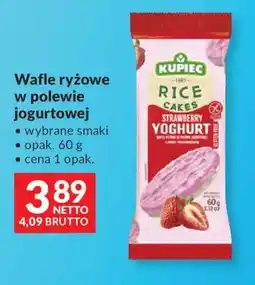 Makro Kupiec Rice Cakes Wafle ryżowe w polewie jogurtowej oferta