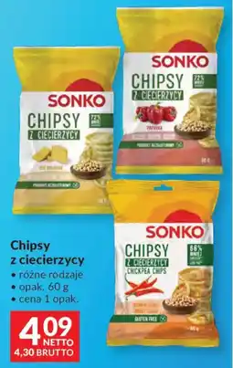 Makro Sonko Chipsy z ciecierzycy oferta