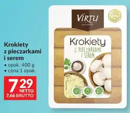 Makro Krokiety z pieczarkami i serem Virtu oferta