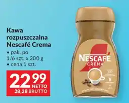 Makro Kawa rozpuszczalna Nescafé Crema oferta