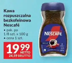 Makro Kawa rozpuszczalna bezkofeinowa Nescafé oferta
