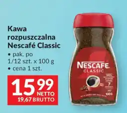 Makro Kawa rozpuszczalna Nescafé Classic oferta
