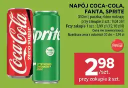 Stokrotka Napój Coca-Cola, Fanta, Sprite oferta