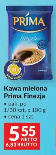 Makro Kawa mielona Prima Finezja oferta