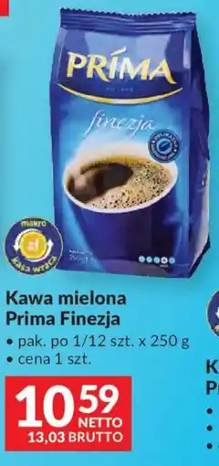 Makro Kawa mielona Prima Finezja oferta
