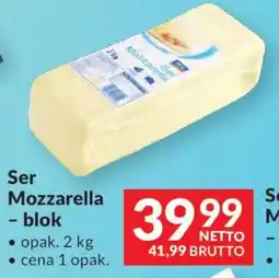 Makro Ser Mozzarella - blok oferta