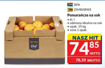 Pomarańcze na sok