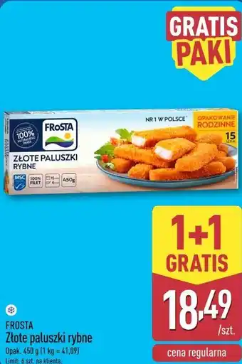 ALDI FROSTA Złote paluszki rybne oferta