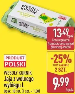 ALDI Wesoły Kurnik Jaja z wolnego wybiegu L oferta