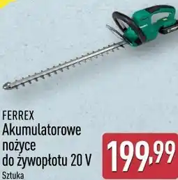 ALDI FERREX Akumulatorowe nożyce do żywopłotu 20 V oferta
