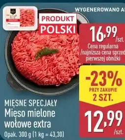 ALDI MIĘSNE SPECJAŁY Mięso mielone wołowe extra oferta