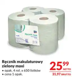 Makro Ręcznik makulaturowy zielony maxi oferta