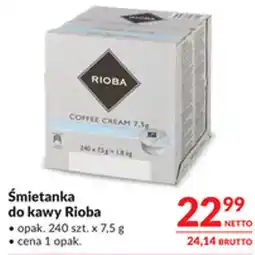 Makro Śmietanka do kawy Rioba oferta