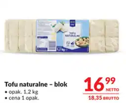 Makro Tofu naturalne - blok oferta