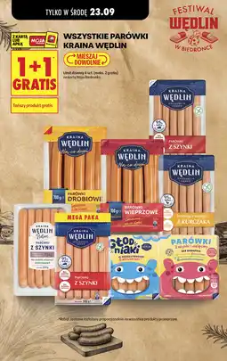 Biedronka Wszystkie parówki Kraina Wędlin oferta