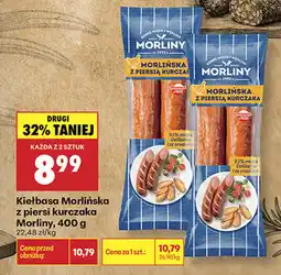 Biedronka Kiełbasa Morlińska z piersi kurczaka Morliny oferta