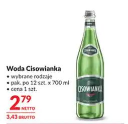 Makro Woda Cisowianka oferta