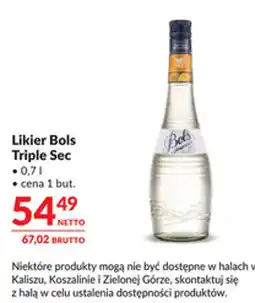 Makro Likier Bols Triple Sec oferta