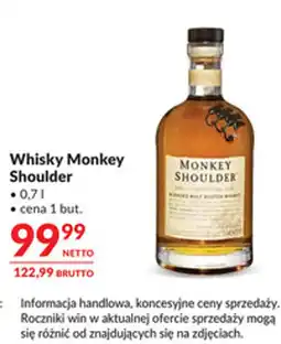 Makro Whisky Monkey Shoulder oferta
