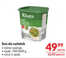 Makro Sos do sałatek Knorr Professional oferta