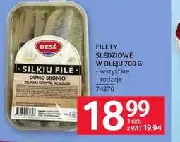 Selgros Filety śledziowe Dese oferta