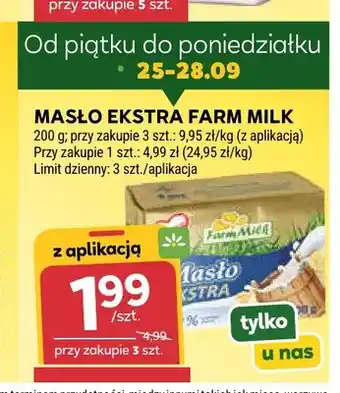 Stokrotka Masło ekstra Farm Milk oferta