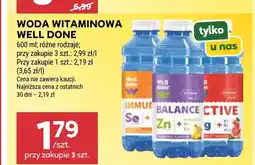 Stokrotka Woda witaminowa Well Done Immune oferta