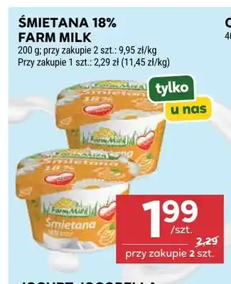 Stokrotka Śmietana Farm Milk 18% oferta
