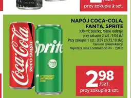Stokrotka Napój gazowany Coca-Cola Zero Sugar oferta