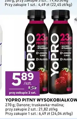 Stokrotka YoPro pitny wysokobiałkowy truskawka-malina Danone oferta