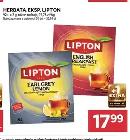Stokrotka Herbata ekspresowa Lipton Earl Grey Lemon oferta