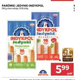 Stokrotka Parówki Jedynki Indykpol classic oferta