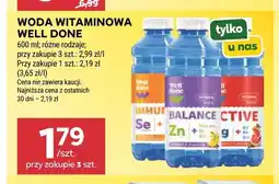 Stokrotka Woda witaminowa Well Done Immunity oferta
