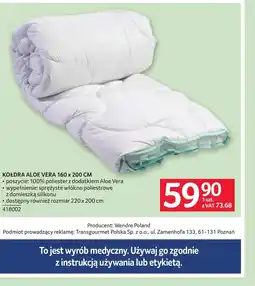 Selgros Kołdra Aloe Vera oferta